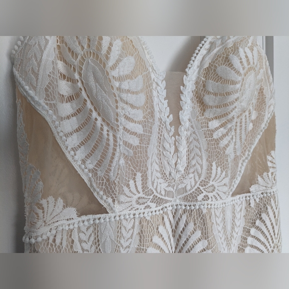 Boho Wedding Dress size 12 - Picture 3 of 7